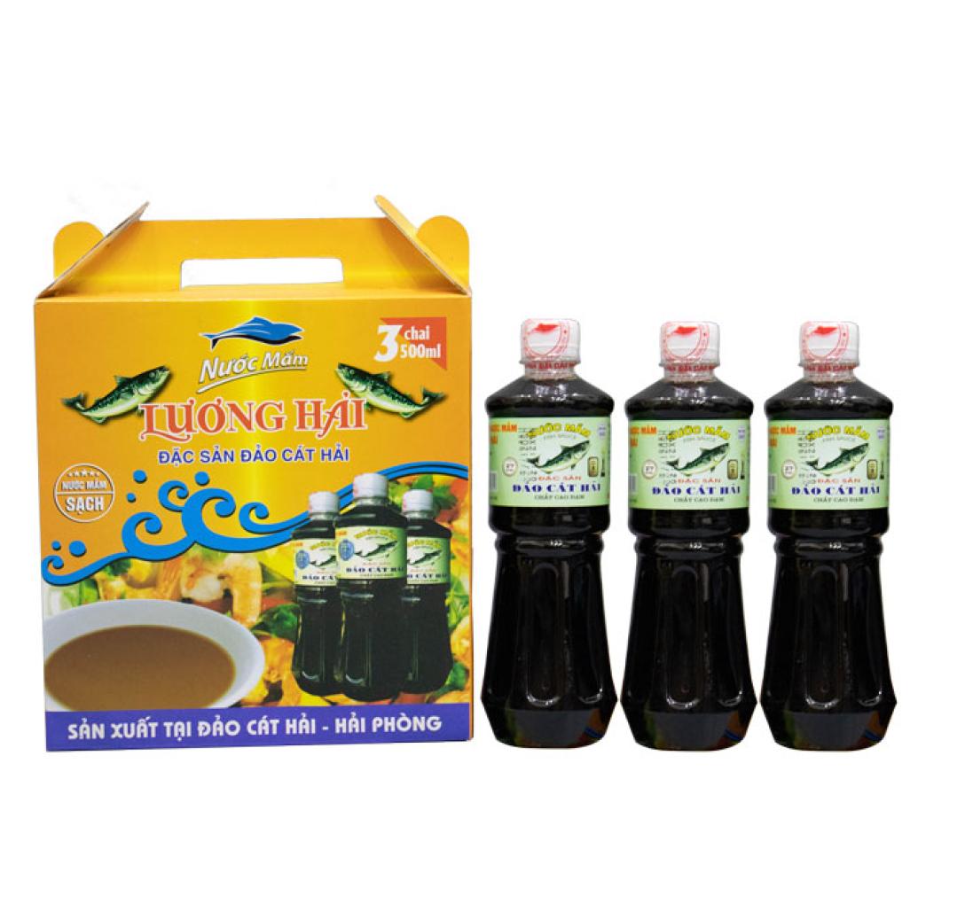Nước mắm chắt cao đạm chai 500ml